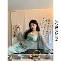 YXY麦353404【只此青绿-开衫】国风新中式薄款夏季套装