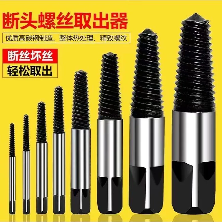 断头螺丝取出器起拔器取断螺栓螺母小型家用套装工具螺丝刀取螺丝