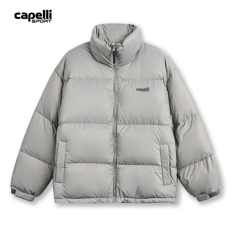 Capelli Sport 冬季保暖三防羽绒服男女纯色简约立领宽松休闲外套