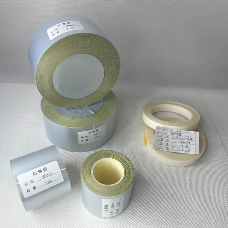 防爆贴——铝膜材质，解决瓦楞纸里爆、裂、爆角问题扎带冷裱膜