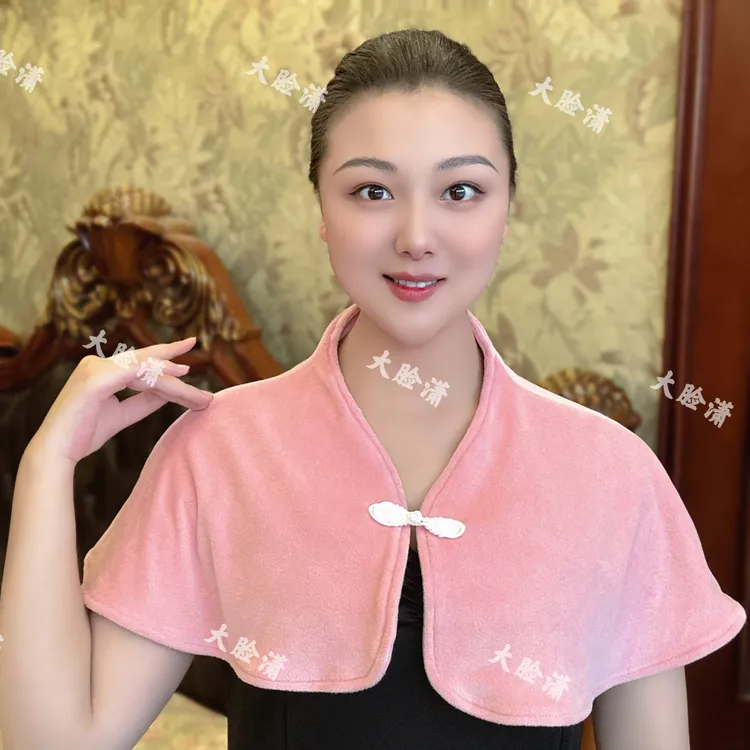 大脸潇护肩颈披肩银狐绒女夏季多功能保暖防寒空调房办公室披肩 