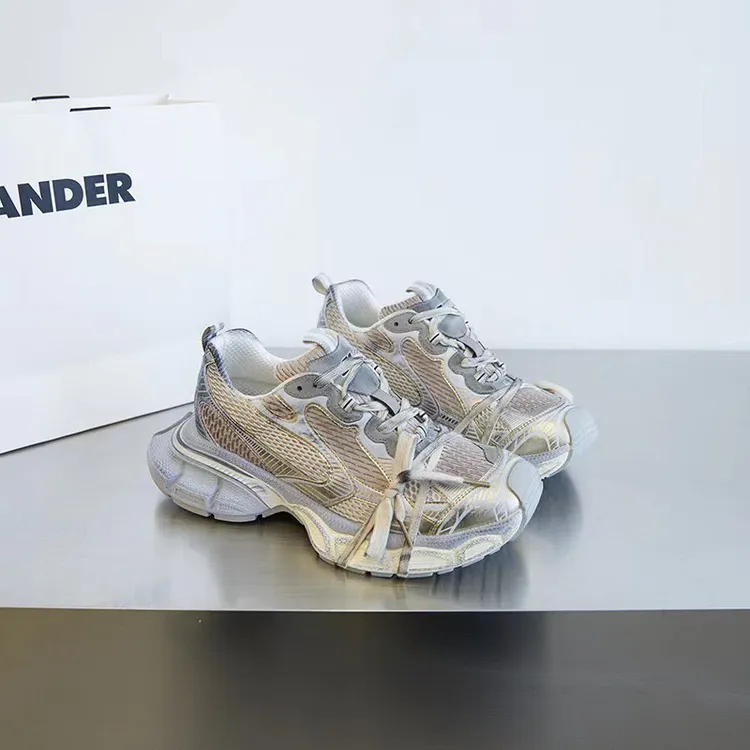 做旧复古老爹鞋女2024年新款厚底增高时尚百搭透气休闲运动鞋子潮