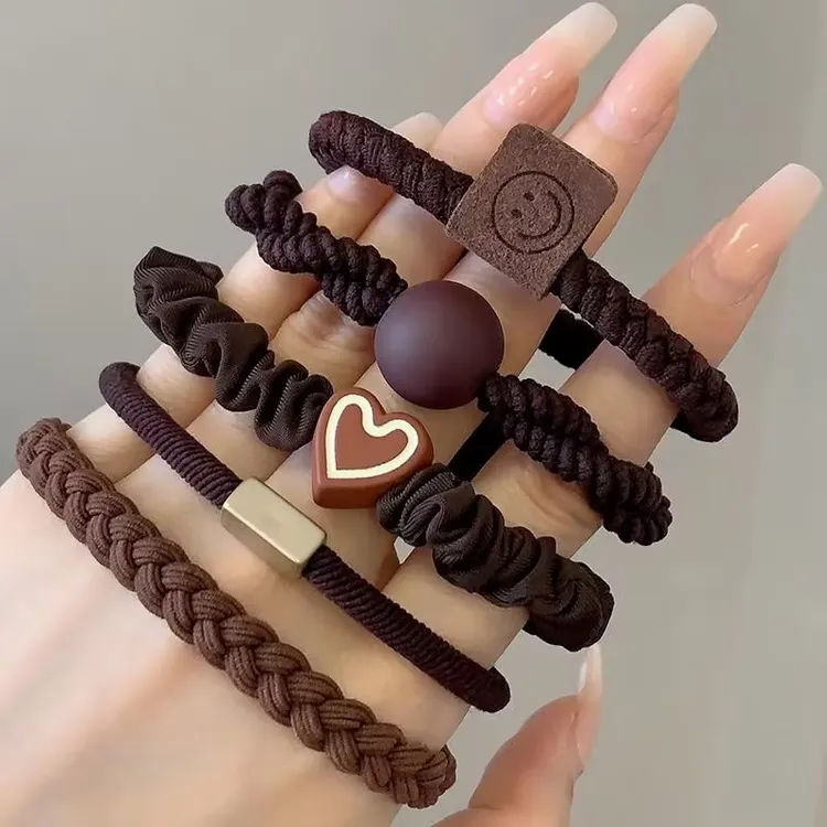 时尚头绳发饰高弹力耐用橡皮筋女扎头简约不伤发气质马尾发绳头饰