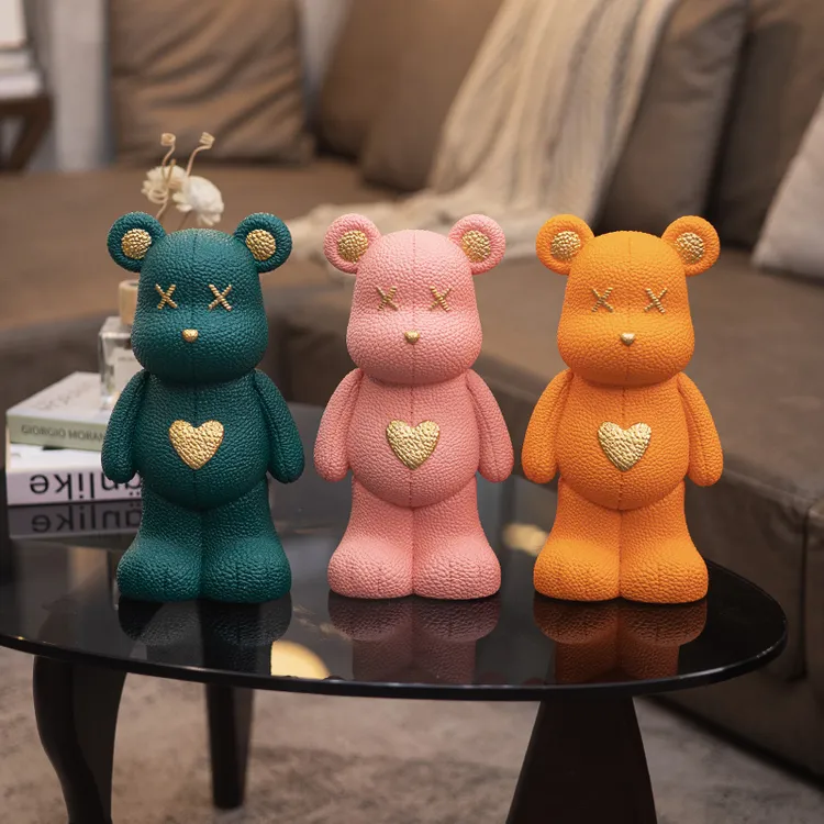 新款暴力熊可存可取储蓄罐只进不出儿童房存钱罐摆件女孩生日礼物