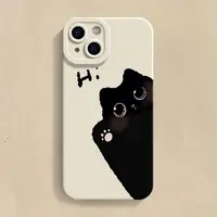 小猫适用苹果iphone小米15/14/13promax防摔vivo华为oppo手机壳女