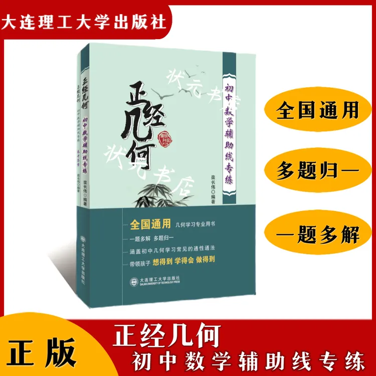 2024正版 正经几何初中数学辅助线专练  重磅升级第2版 全国通用