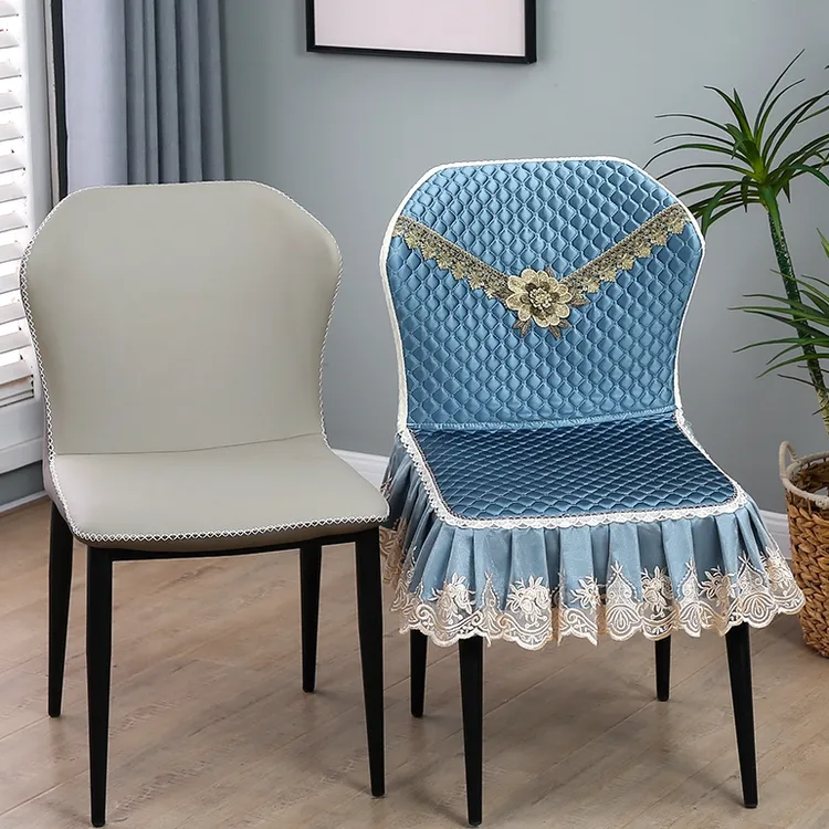 蝴蝶椅轻奢弧形椅子套罩简约现代防滑餐厅餐桌椅垫坐垫靠背凳子套