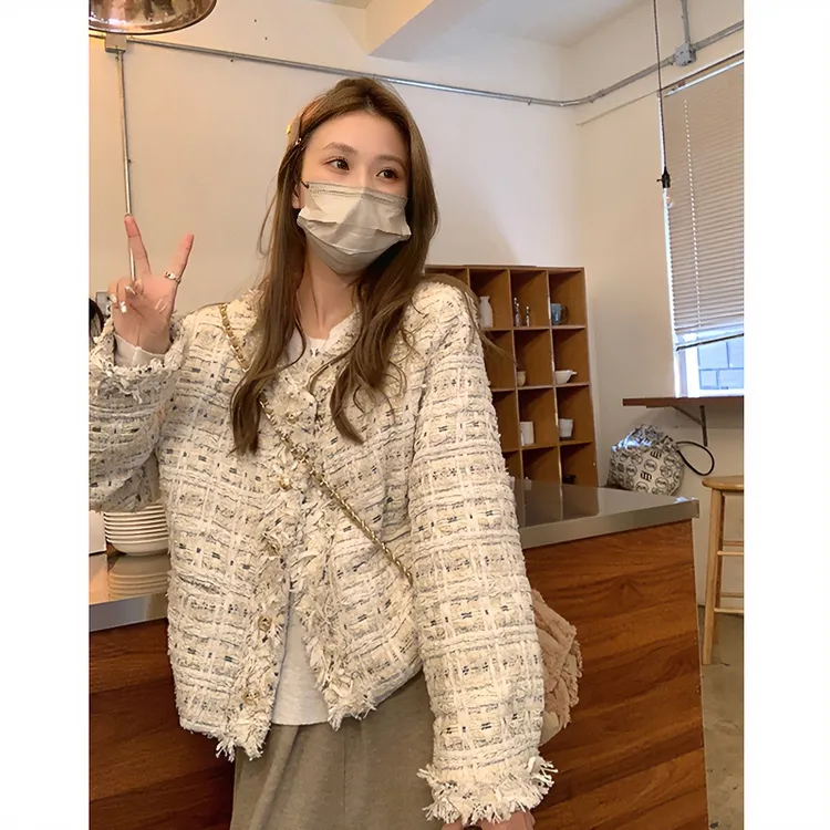 法式高级感小香风短外套女2025秋季新款韩版宽松设计感气质上衣