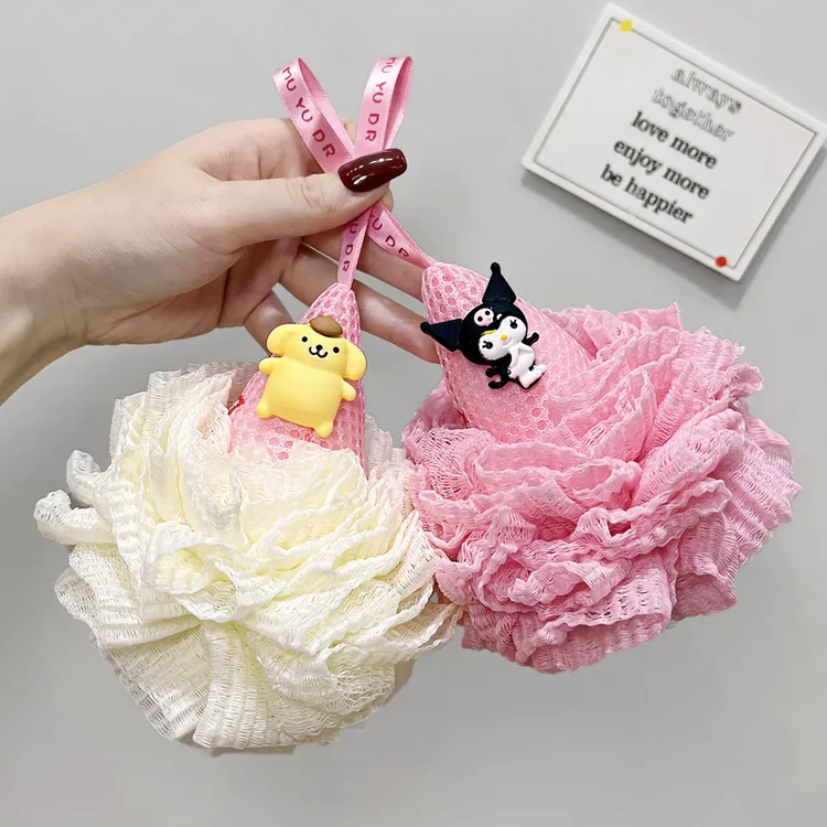 沐浴花球高档不散超柔软可爱卡通成人儿童浴球搓洗澡两用起泡神器