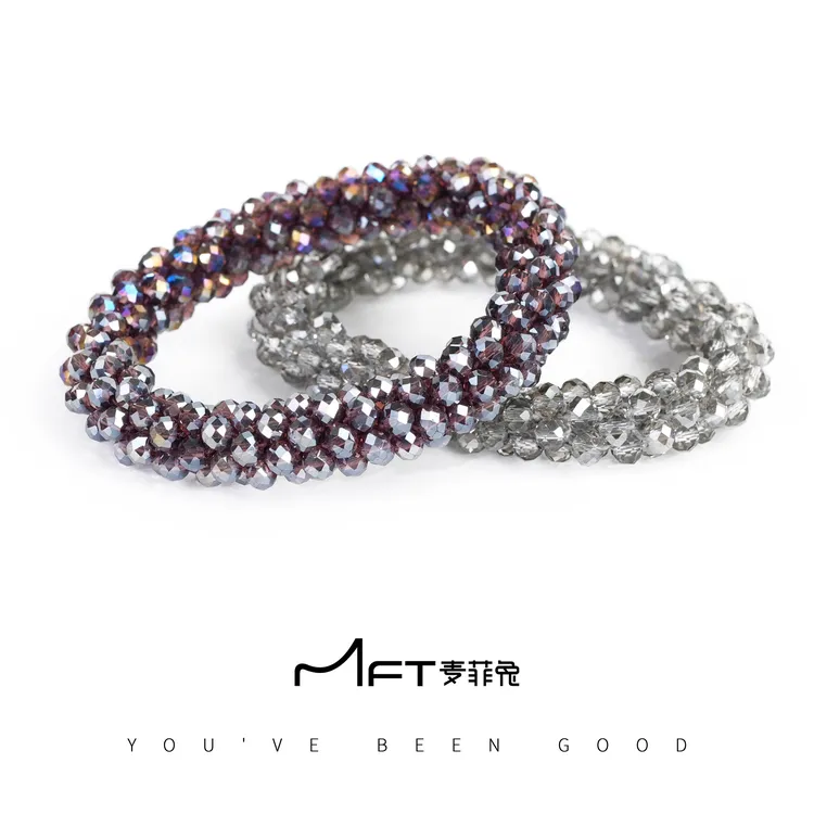 烟霞发绳高马尾立挺高弹力发绳清新甜美气质发饰百搭ZH24091108