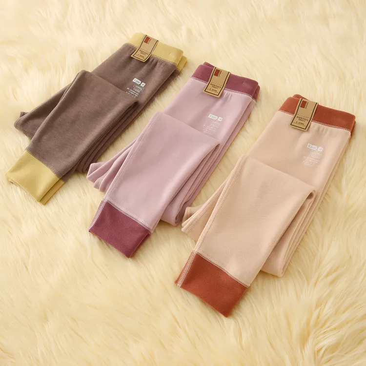 儿童保暖裤内穿加厚男童女童加绒打底裤中大童学生秋裤绒裤冬季