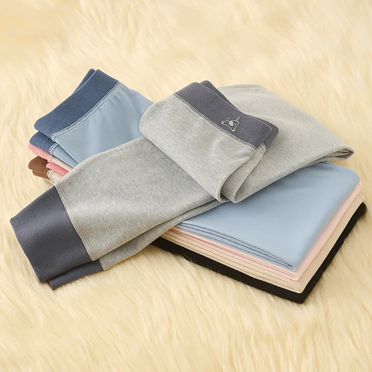 纯棉儿童秋裤男童衬裤女童打底裤中学生大童线裤棉毛裤内穿薄款