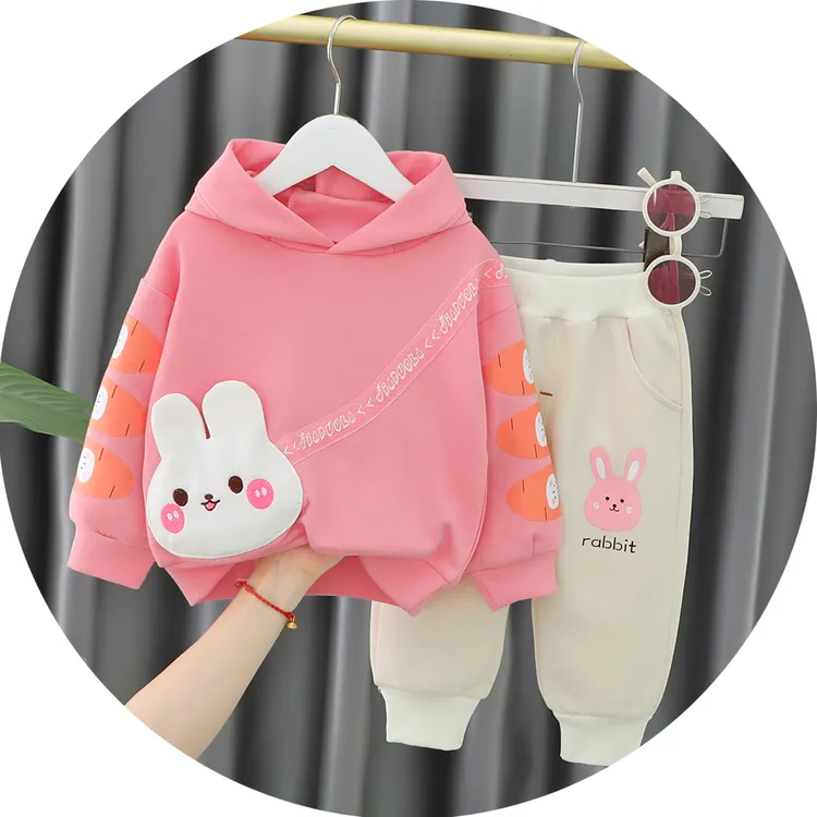 女童秋装两件套装1-2-3-4岁半儿童服装6-7-8-9个月宝宝洋气衣服菲
