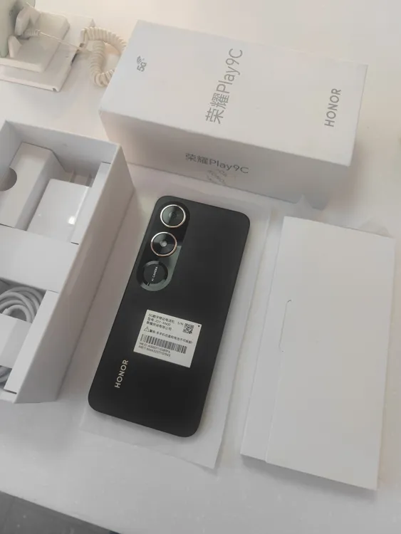 95新 honor/荣耀 全套荣耀Play9C天玑6100+ 12+256GB全网5G手机