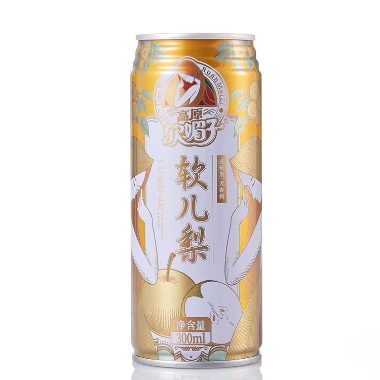 青海特产高原软媚子软儿梨汁整箱12罐装西北饮料果汁礼盒中秋家宴