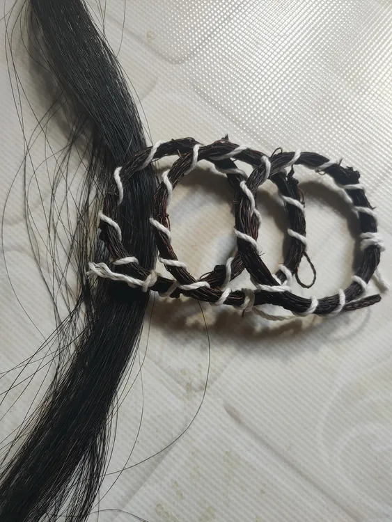 话梅类6公分直径圆圈纯手工编织乌扣，马尾毛制作做工精致可以定做