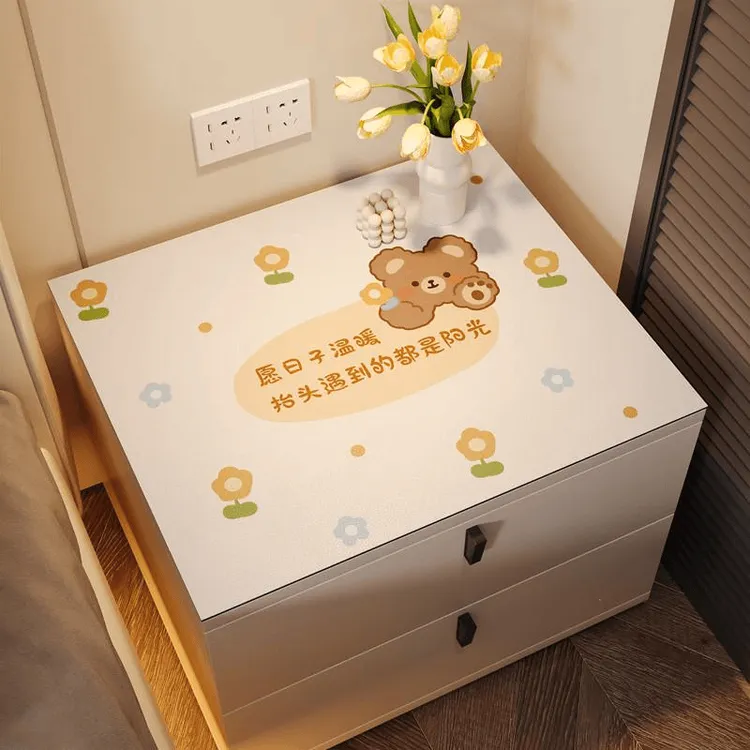 卧室床头柜垫硅藻泥盖布洗衣机万能盖布垫盖桌面吸水防滑保护垫子