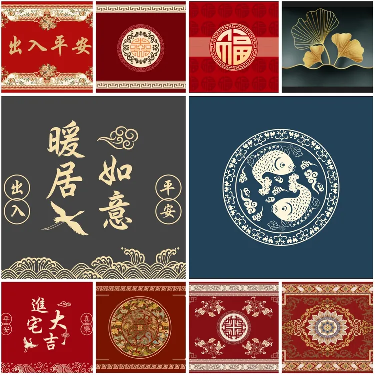 多款多尺寸入户门垫玄关过道走廊地毯防尘免洗吸水吸油地毯地垫