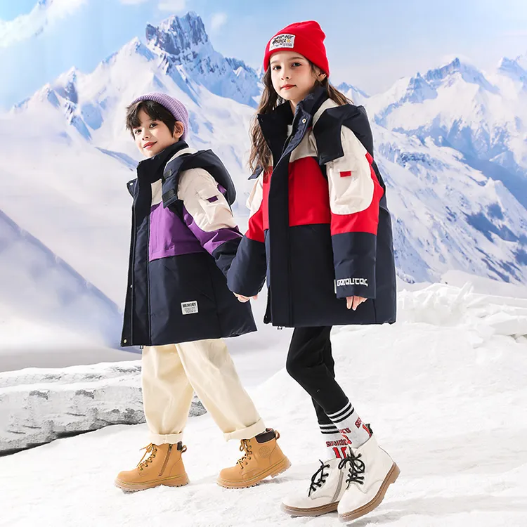 【极寒儿童羽绒服】男童中长款加厚女童2025新款洋气宝宝中大童外套