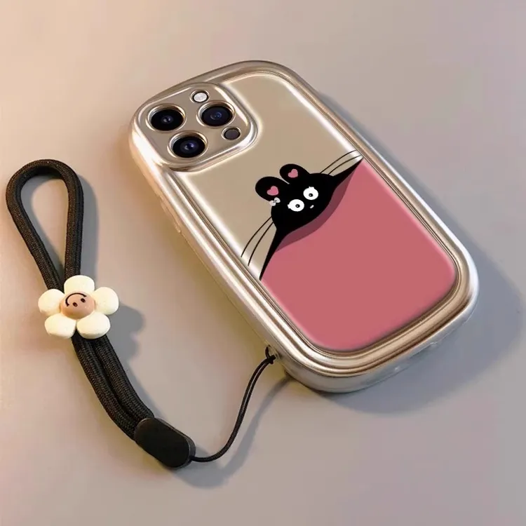 网红金属小煤球适用iPhone15promax手机壳镜头全包苹果1417promax