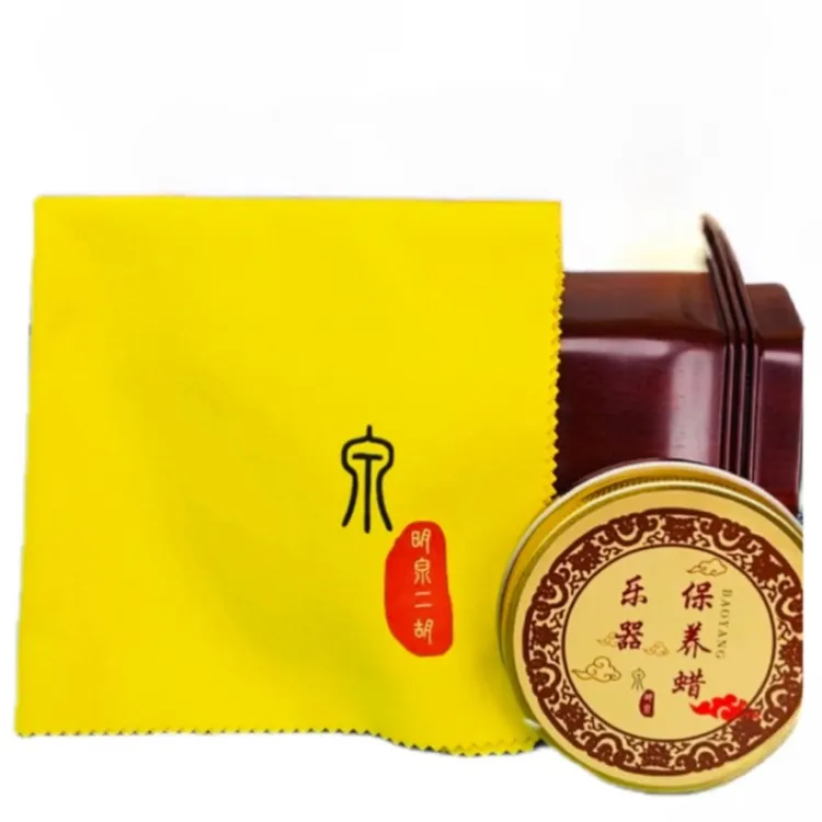 明泉二胡乐器保养蜡下单送擦琴布,木质乐器防潮防止开裂抛光