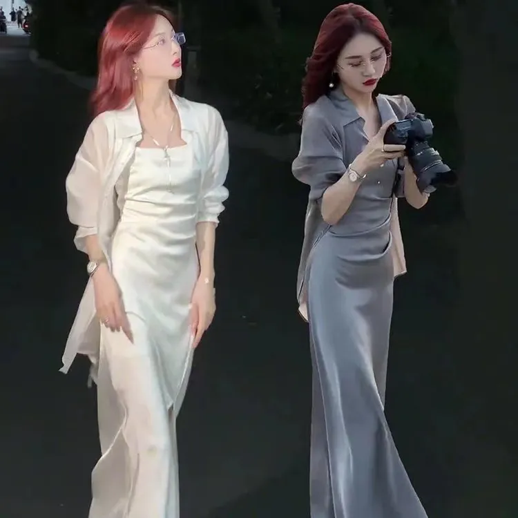 蝴蝶结镂空防晒衣女夏季2025新款外搭开衫绿色雪纺衬衫外套轻薄款