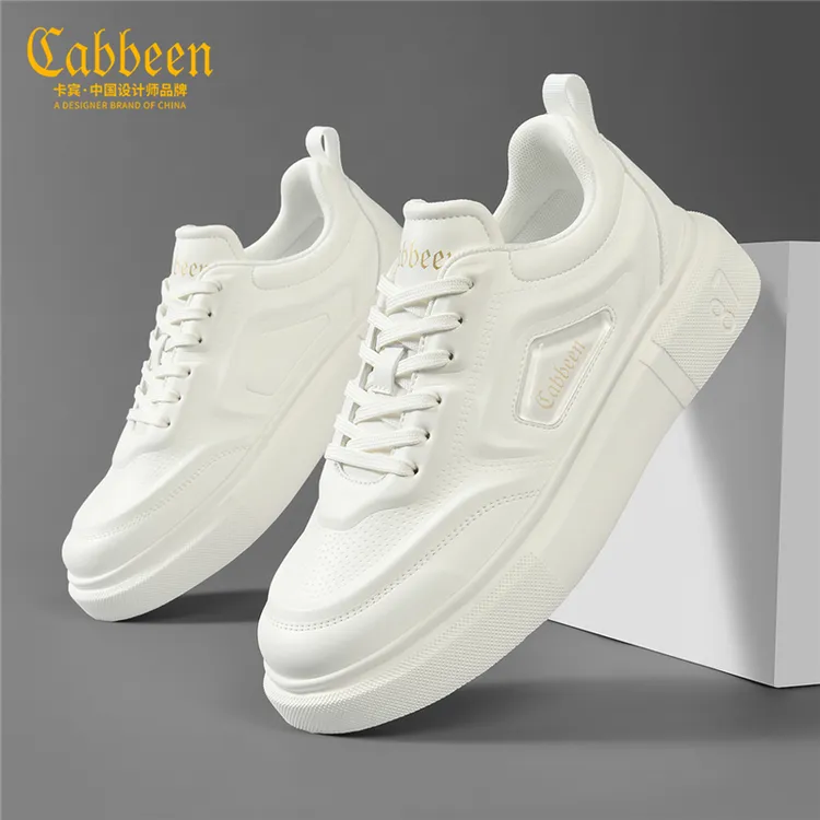 卡宾男鞋正品鞋子男款男士夏季透气不臭脚休闲白色百搭潮鞋小白鞋