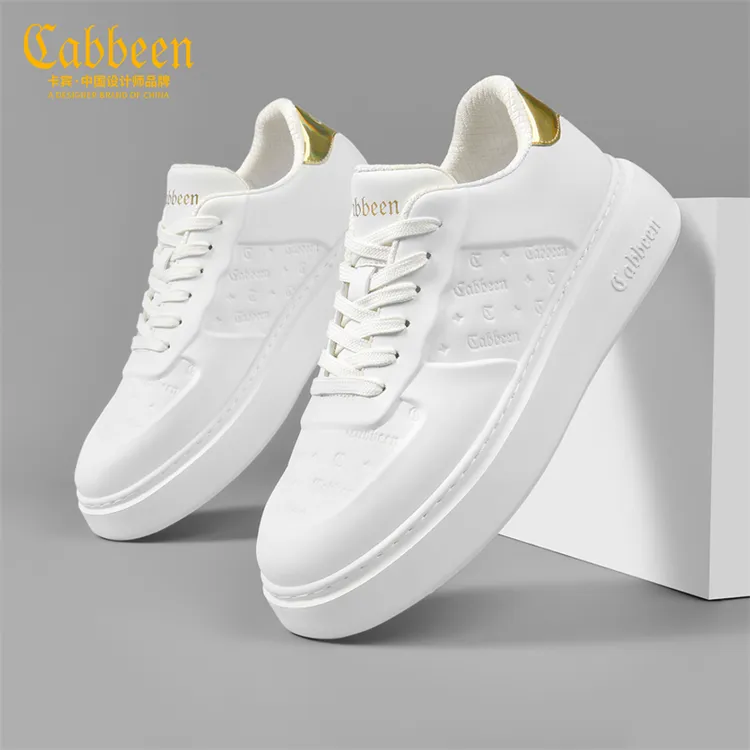 卡宾男鞋正品鞋子男款男士秋季透气不臭脚休闲白色男式休闲鞋子