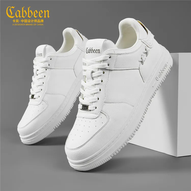 卡宾小白鞋运动鞋子男2025新款夏季空军男鞋一号潮流男式休闲鞋子