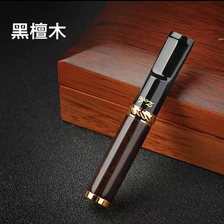 Zobo/正牌檀木过滤烟嘴粗中细三合一男士循环焦油过滤器微孔烟嘴.