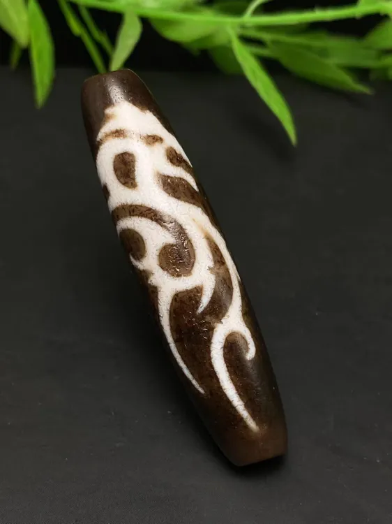 古玩文玩收藏老玛瑙龙图腾珠吊坠高油润风化复古风时尚款锁骨链