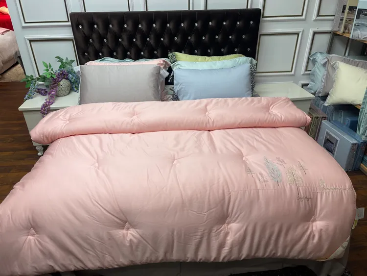 【登喜鸟】富力人生刺绣子母四件套被芯婚庆加厚被冬被子结婚母被