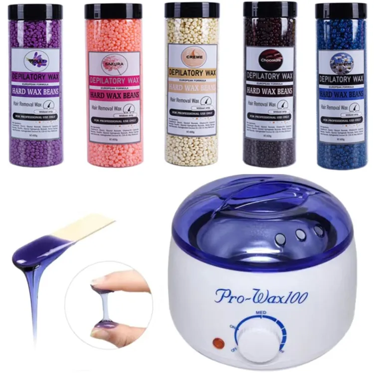 多功能热腊机脱毛蜜蜡豆美容私处脱毛蜡 豆tazlik kamput