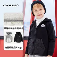 Converse匡威冬季童装棉服男女童儿童加绒保暖外套CNVN-MV-B930