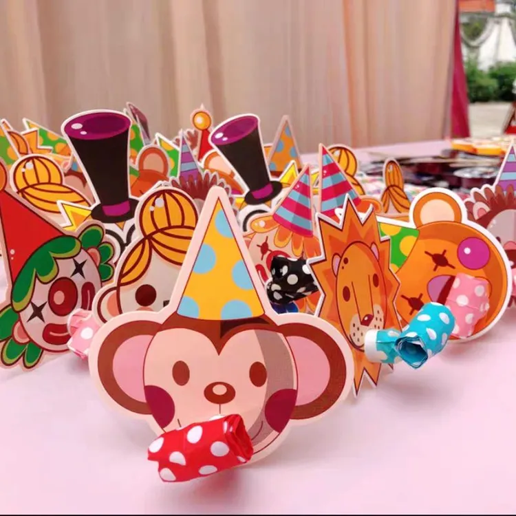儿童口哨玩具宝宝笑脸伸缩吹龙图案搞怪吹吹卷幼儿园喇叭生日道具