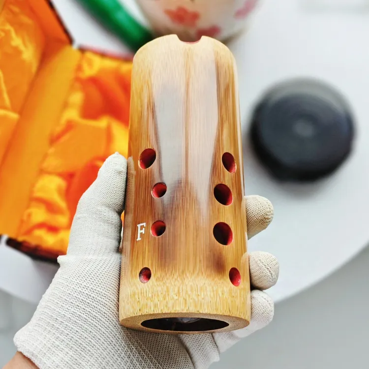 幽兰竹埙 藏品定制 左右起八孔十孔录音演出用纯手工雕琢馈赠礼品