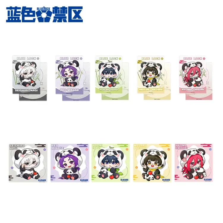 【拍立得 色纸】歪瓜出品 蓝色禁区 官方正版熊猫系列角色动漫周边