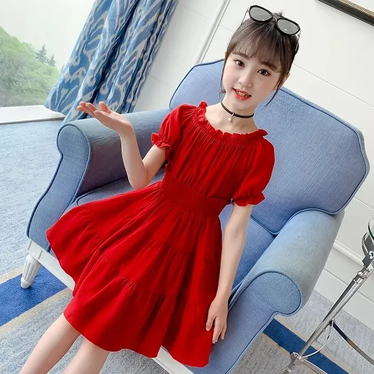 女童公主裙2025儿童新款韩版小女孩洋气时髦网红中大女童连衣裙潮