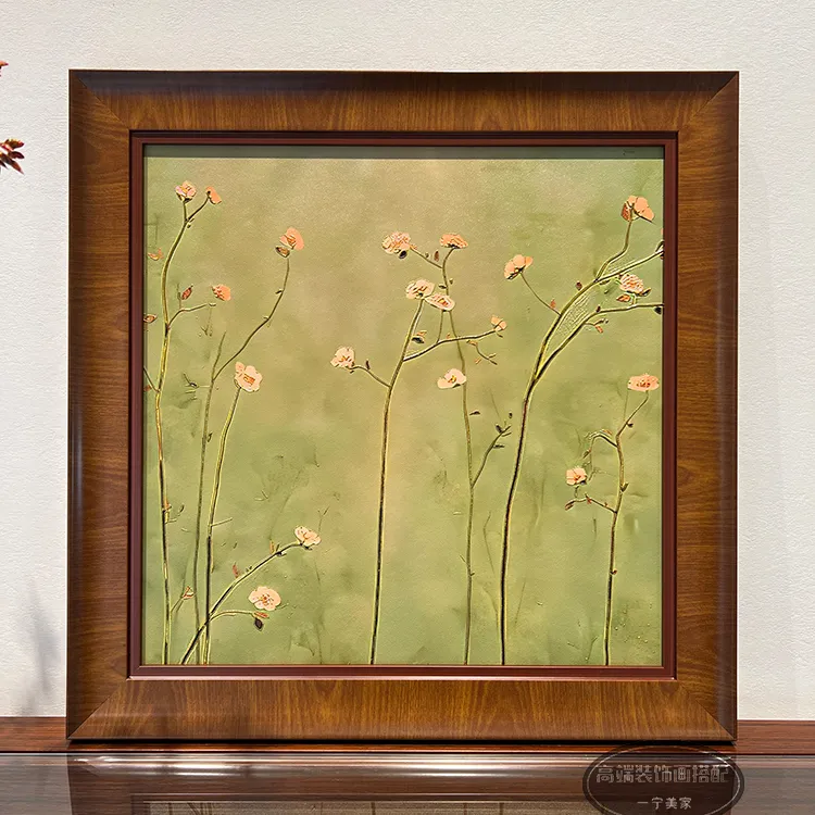 《晨露微光》高端法式中古风客厅装饰画复古餐厅卧室玄关挂画壁画