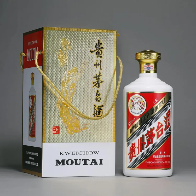 KWEICHOW MOUTAI/贵州茅台3斤飞天茅台酒三斤普茅大容量53度1.5L