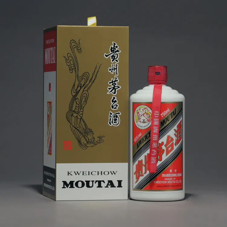 KWEICHOW MOUTAI/贵州茅台750ml飞天茅台普茅特殊容量53度750ml