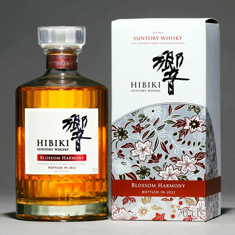 響 响2022樱花桶限量版 调和型日本威士忌中文背标 行货正品