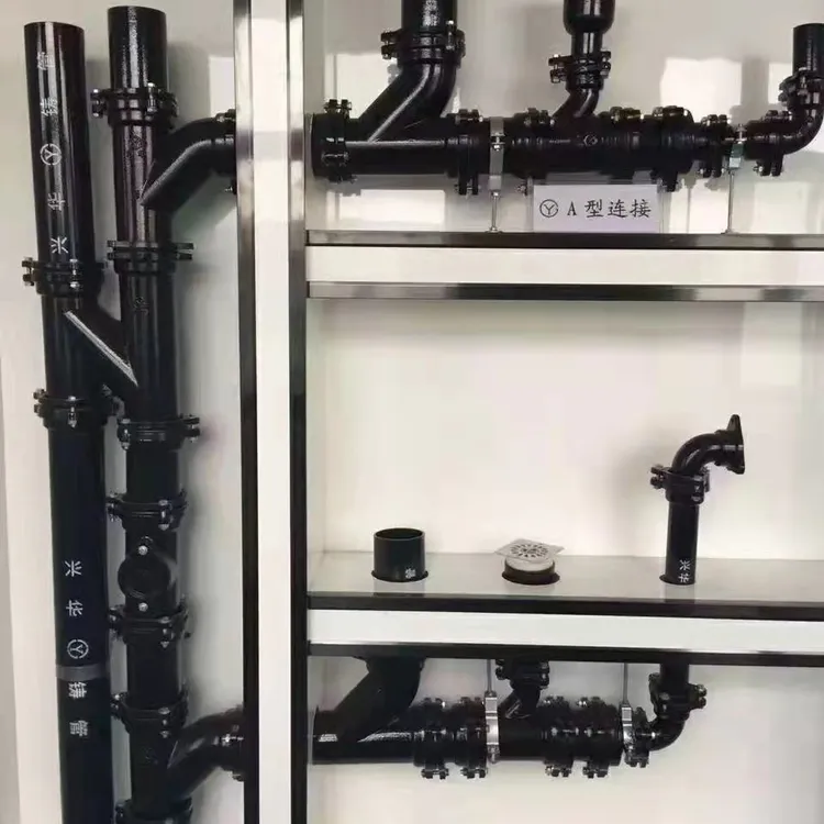 柔性铸铁管 室内铸铁排水管 卡箍 法兰连接 排污管 下水管