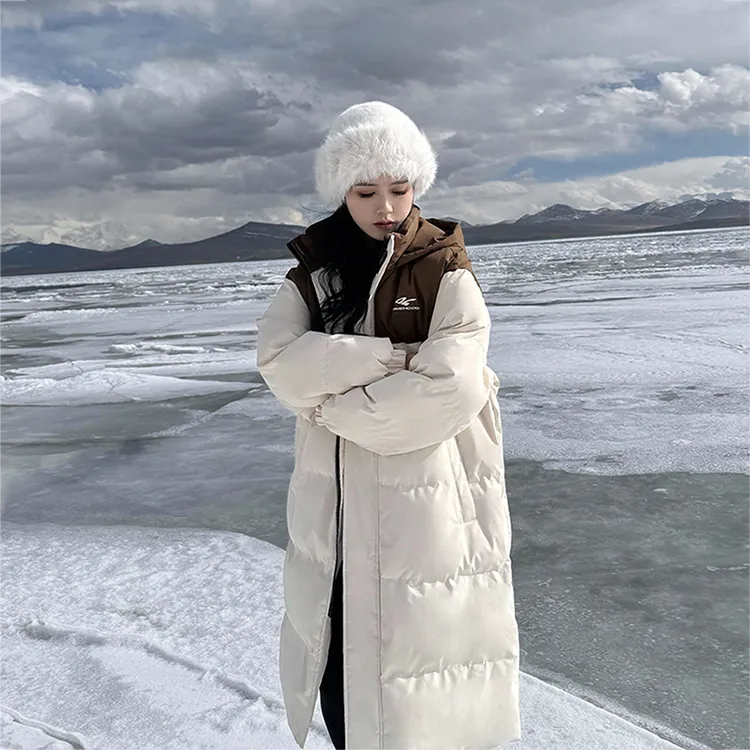 棉衣女加长款过膝2025年新款冬季棉袄加厚保暖韩版宽松棉服外套潮