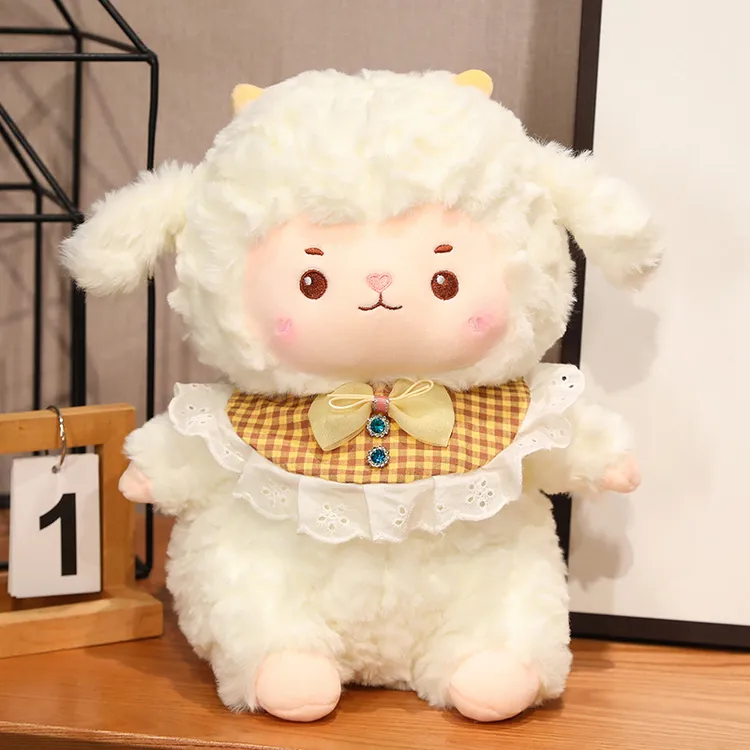 云朵小羊公仔毛绒玩具娃娃睡觉新年治愈系节玩偶抱枕生日礼物女生