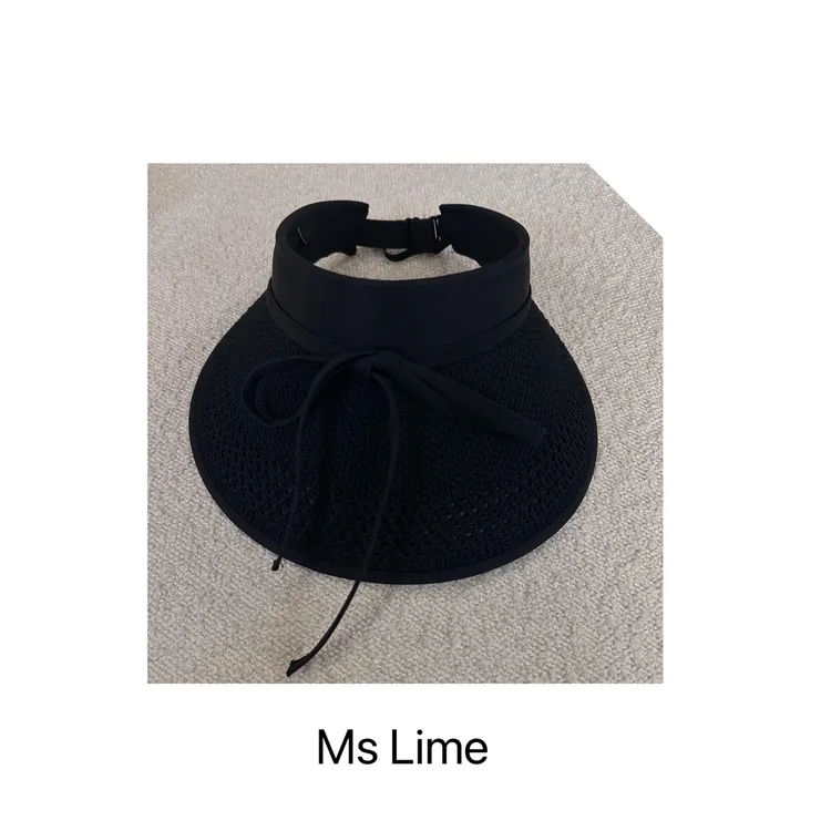 王嬛嬛MsLime24年新款时尚休闲百搭遮脸太阳帽 HC2B0427