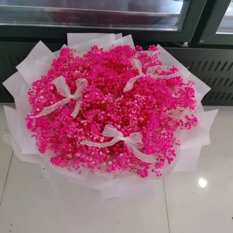 永生花满天星花束