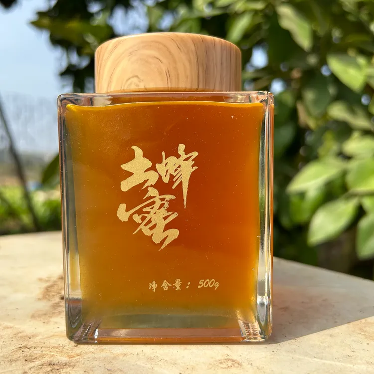 中华土蜂成熟压榨百花土蜂蜜500克装