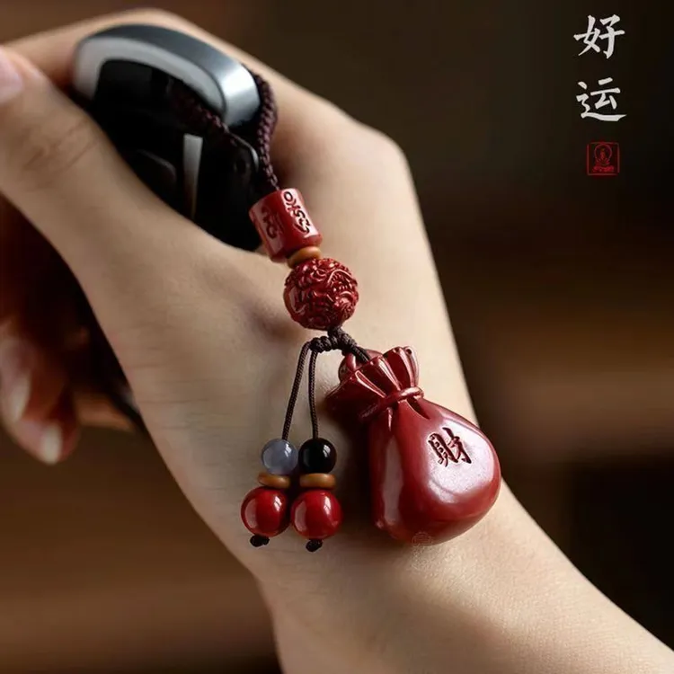 钱袋吊坠福袋包挂男女饰品钥匙扣