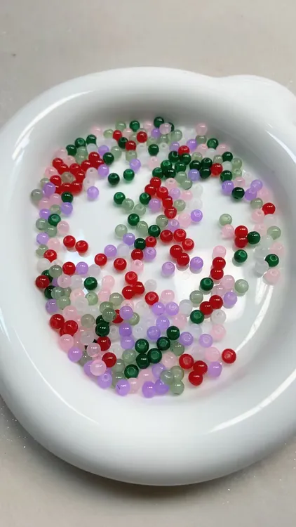 DIY配件 琉璃珠，原色珠链接